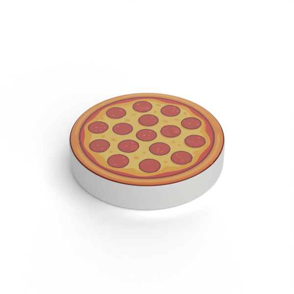 Płytka z nadrukiem «Pizza z pepperoni»