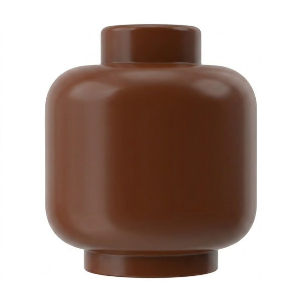 Głowa minifigurki (Czerwonobrązowy)