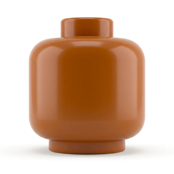 Głowa minifigurki (Ciemnopomarańczowy)