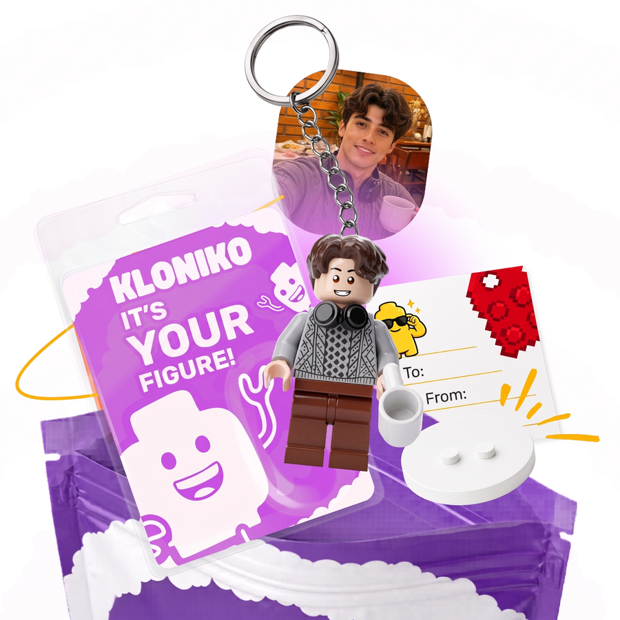 Minifigura personalizzata dalla foto