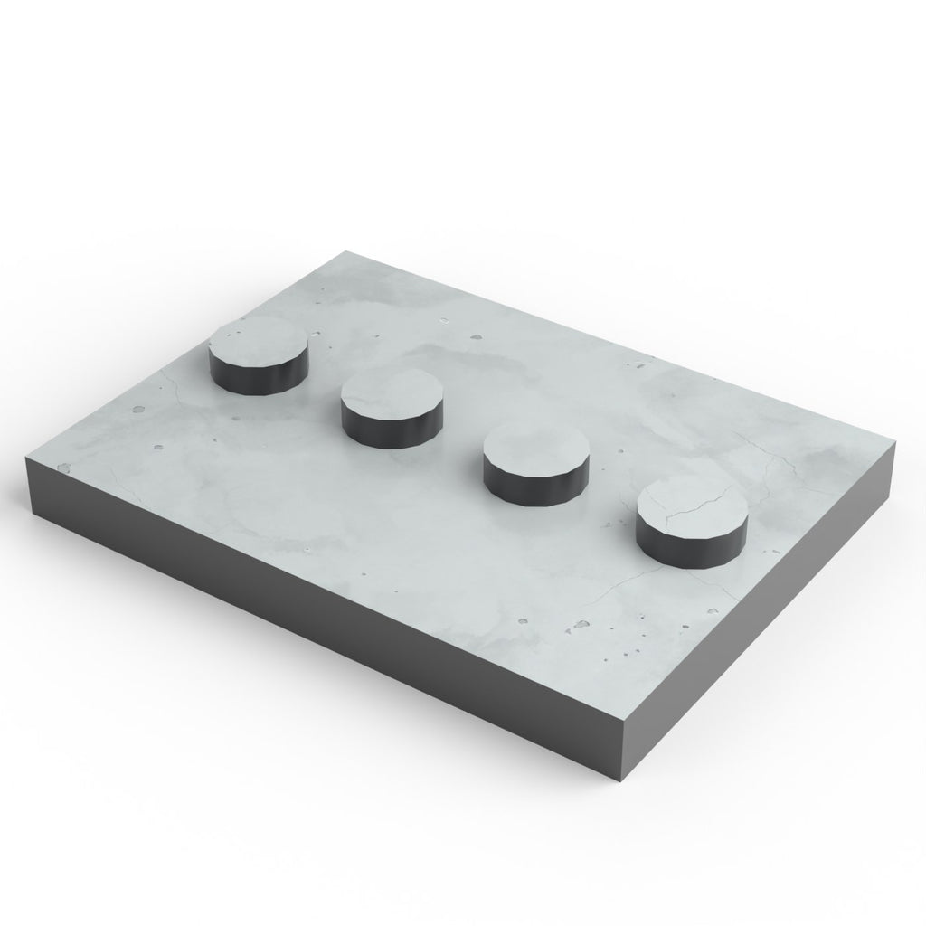 Podstawka pod figurkę 4 × 3 — Beton (bez figurki)