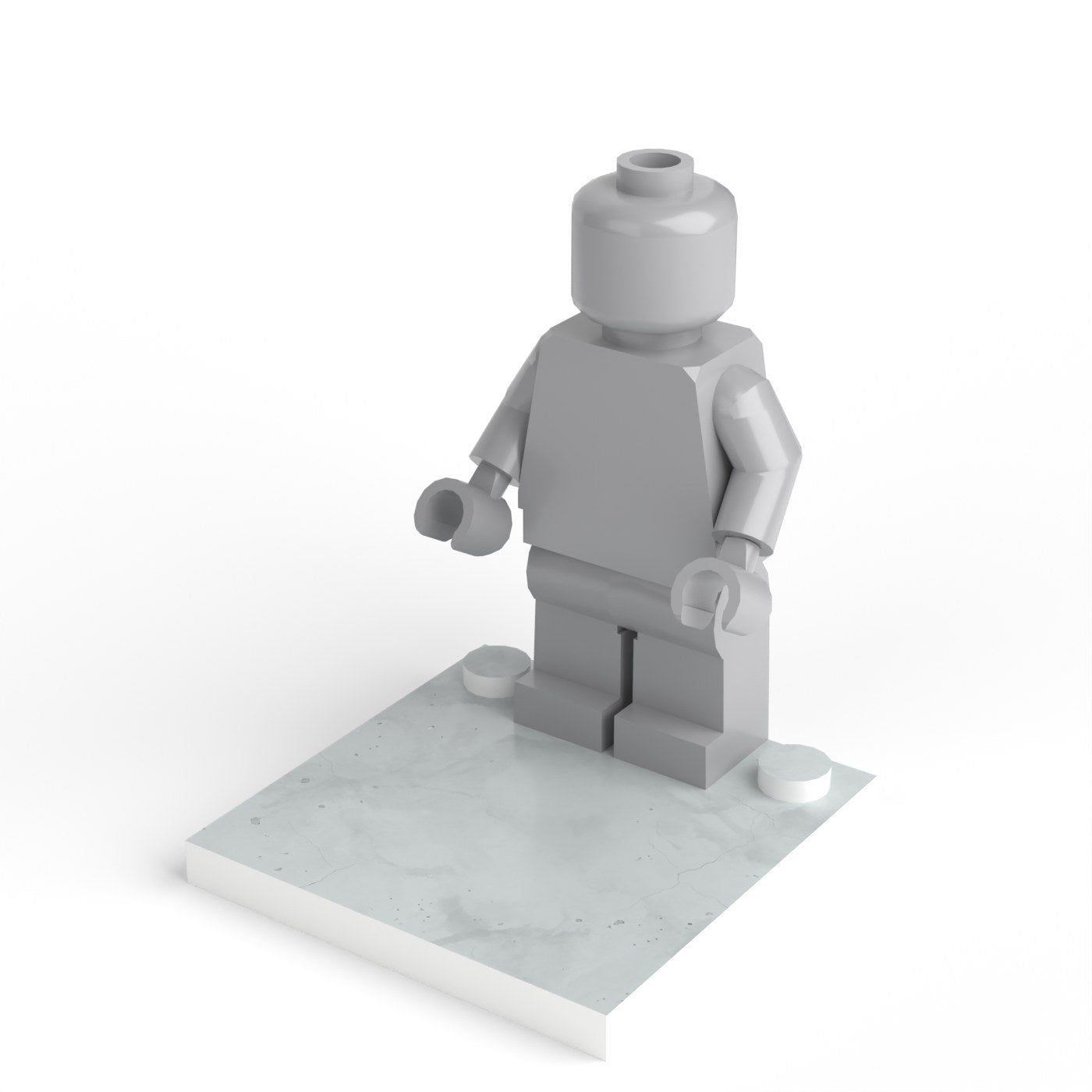 Podstawka pod figurkę 4 × 4 — Beton (bez figurki)