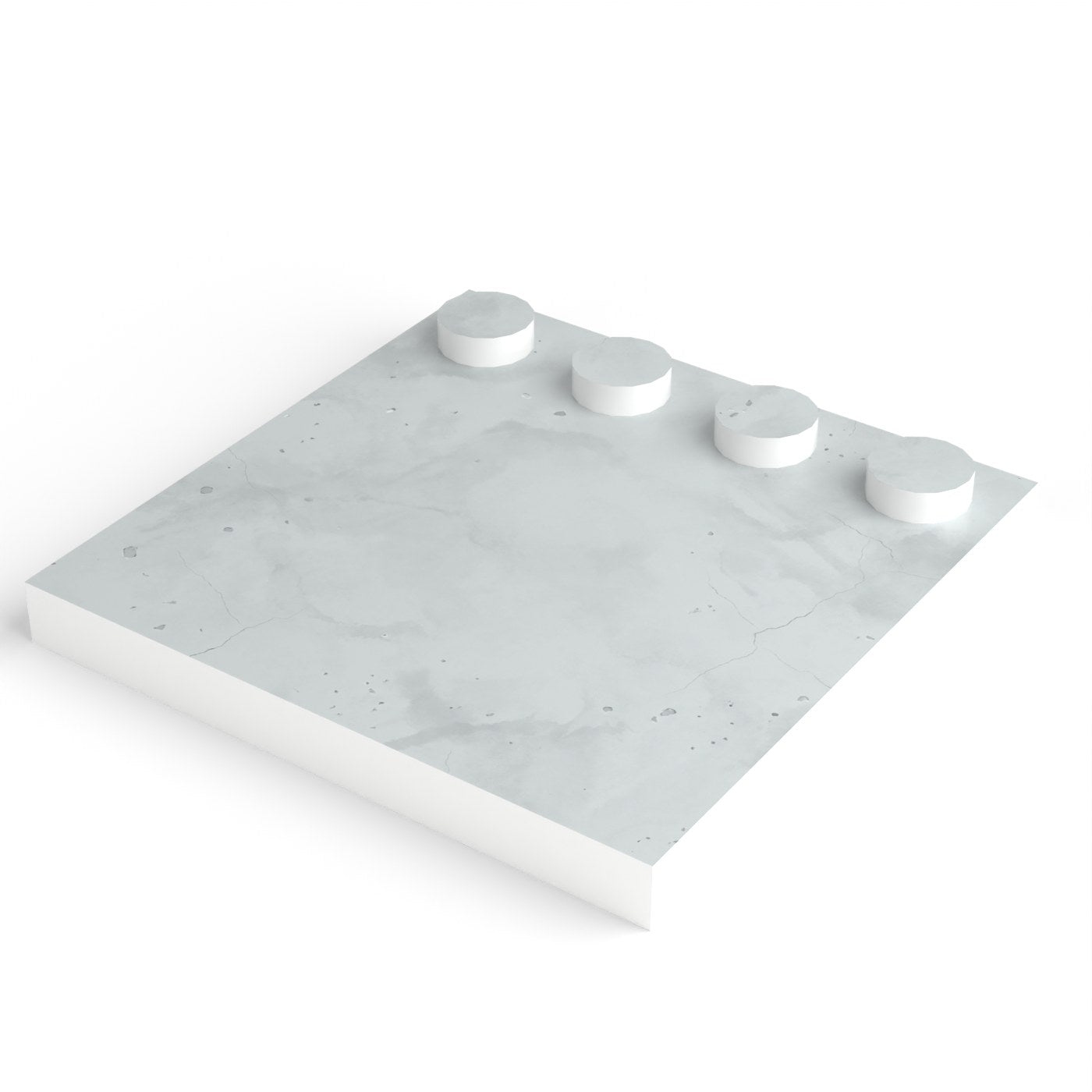 Podstawka pod figurkę 4 × 4 — Beton (bez figurki)