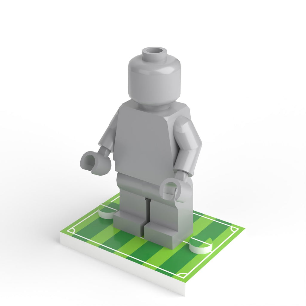 Minifigure stand 4 × 3 — Football pitch (figure not included)