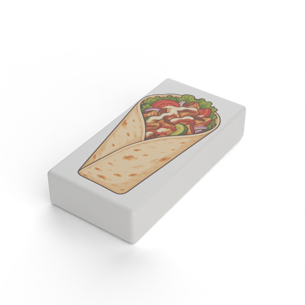 Płytka z nadrukiem «Kebab»