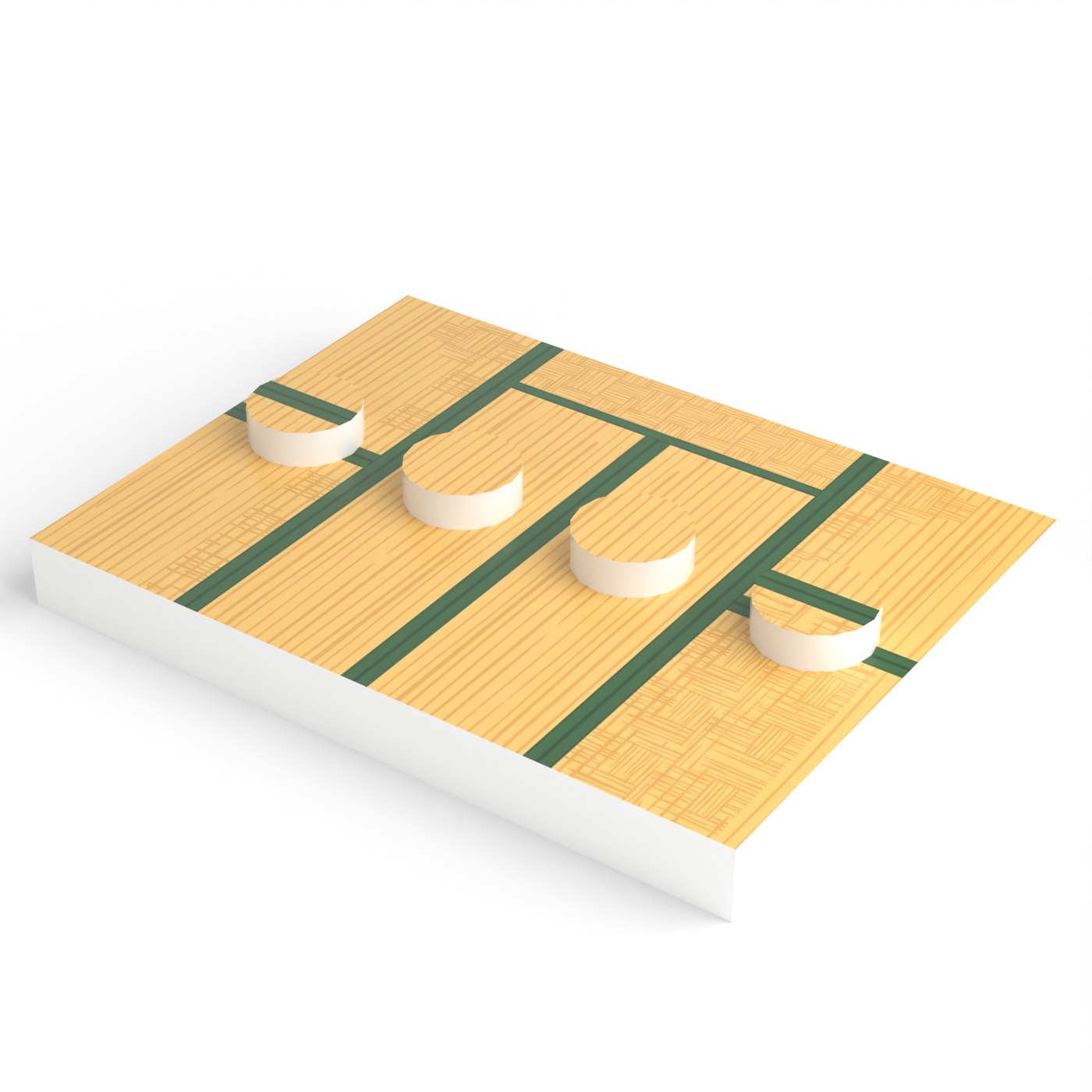 Podstawka pod figurkę 4 × 3 — Tatami (bez figurki)