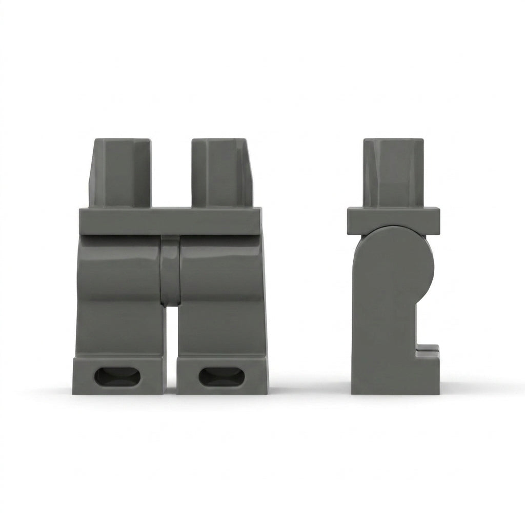 Nogi Krótkie (ciemnoszary niebieskawy) — oryginalna część LEGO®