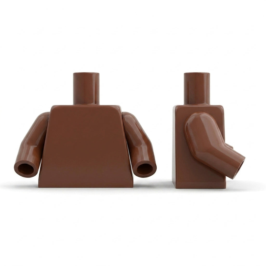 Torso, Reddish Brown Arms, Reddish Brown Hands [Plain]