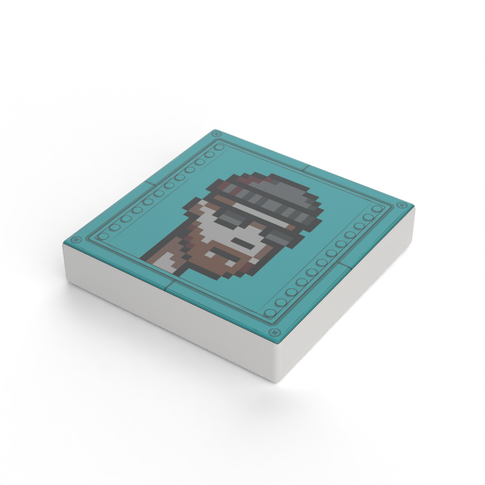 Płytka z nadrukiem «Awatar pixel art»