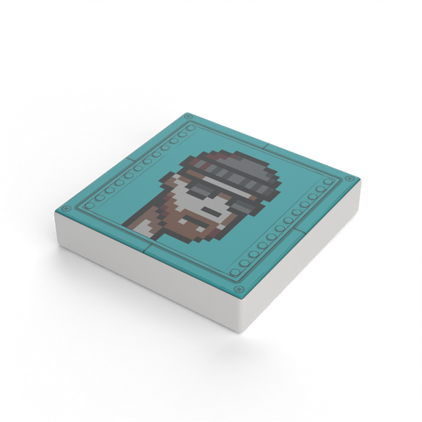 Płytka z nadrukiem «Awatar pixel art»