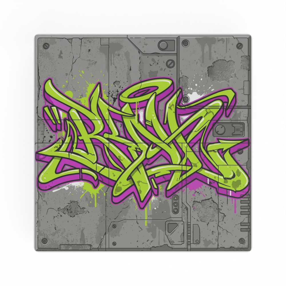 Płytka z nadrukiem «Graffiti»
