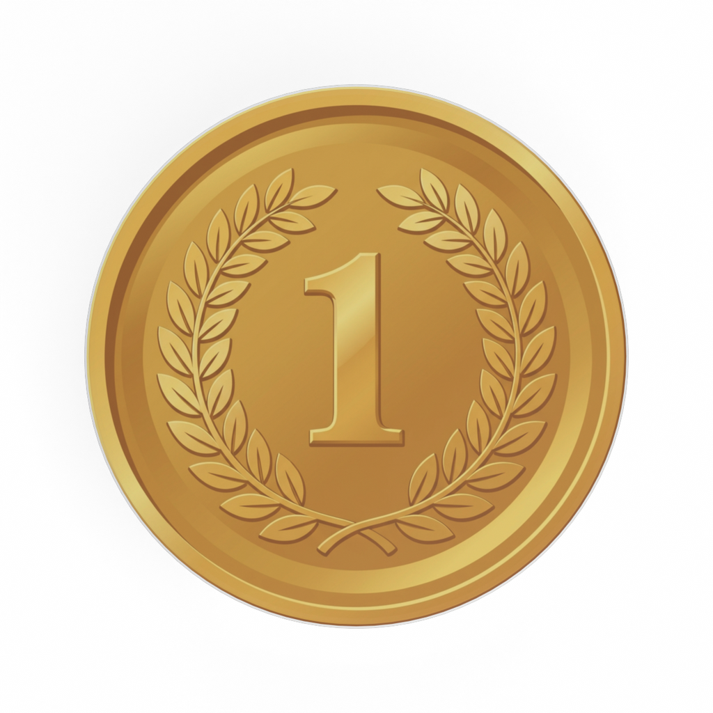 Płytka z nadrukiem «Złoty medal»
