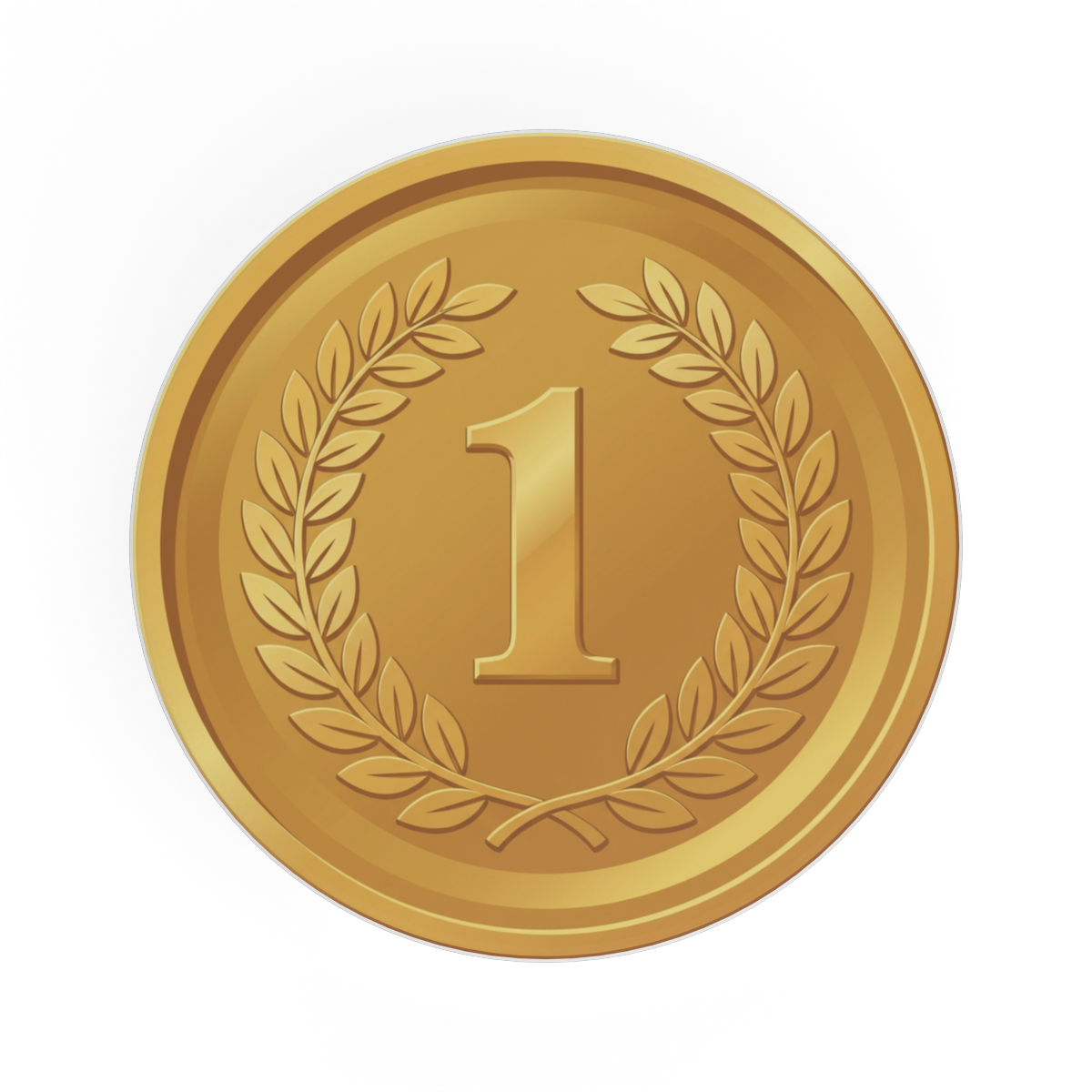 Płytka z nadrukiem «Złoty medal»