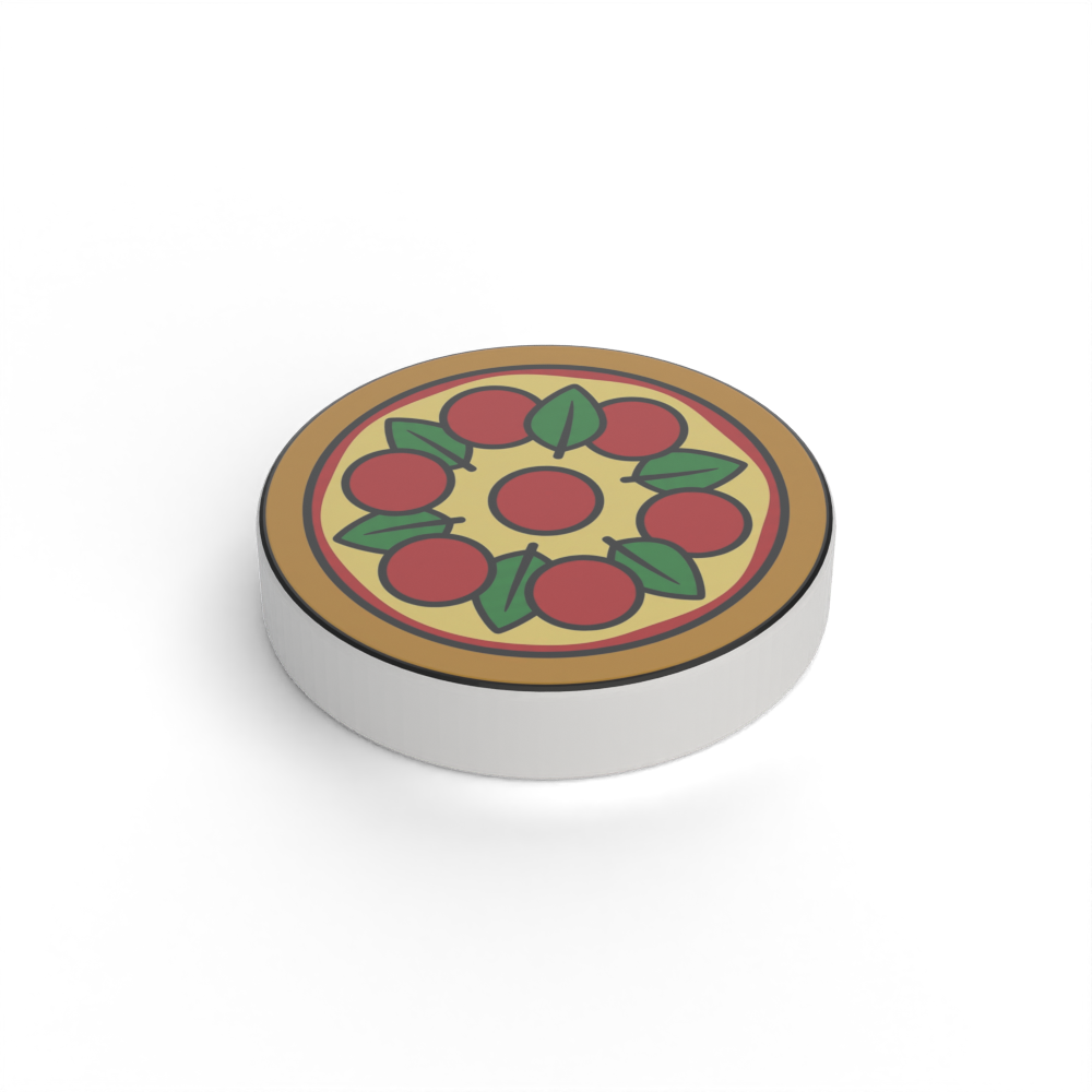 Płytka z nadrukiem «Pizza»