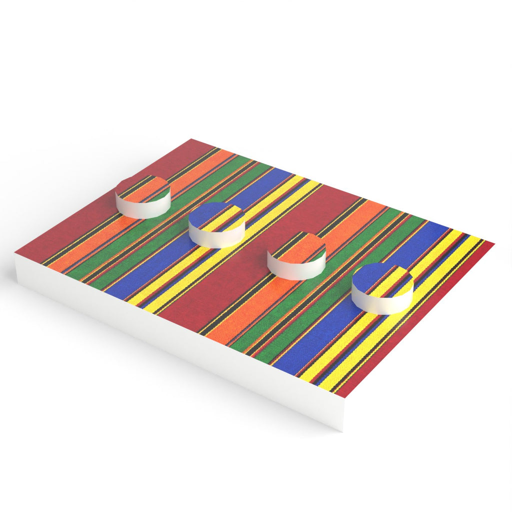 Podstawka pod figurkę 4 × 3 — Pasiak łowicki (bez figurki)