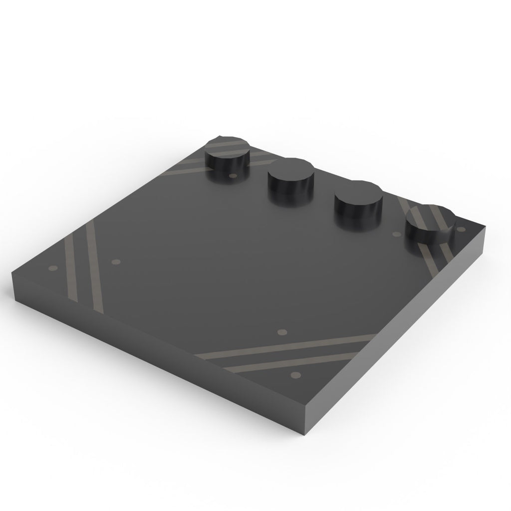 Podstawka pod figurkę 4 × 4 — Narożniki minimal (bez figurki)