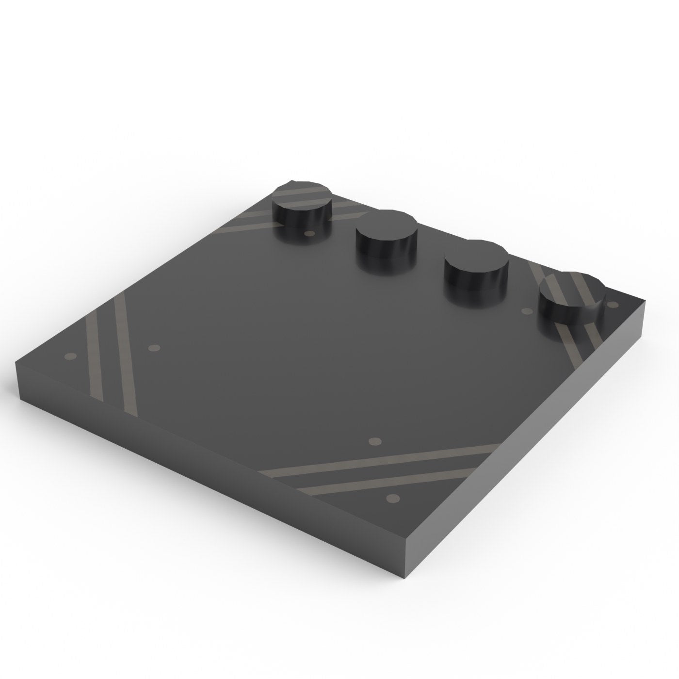 Podstawka pod figurkę 4 × 4 — Narożniki minimal (bez figurki)