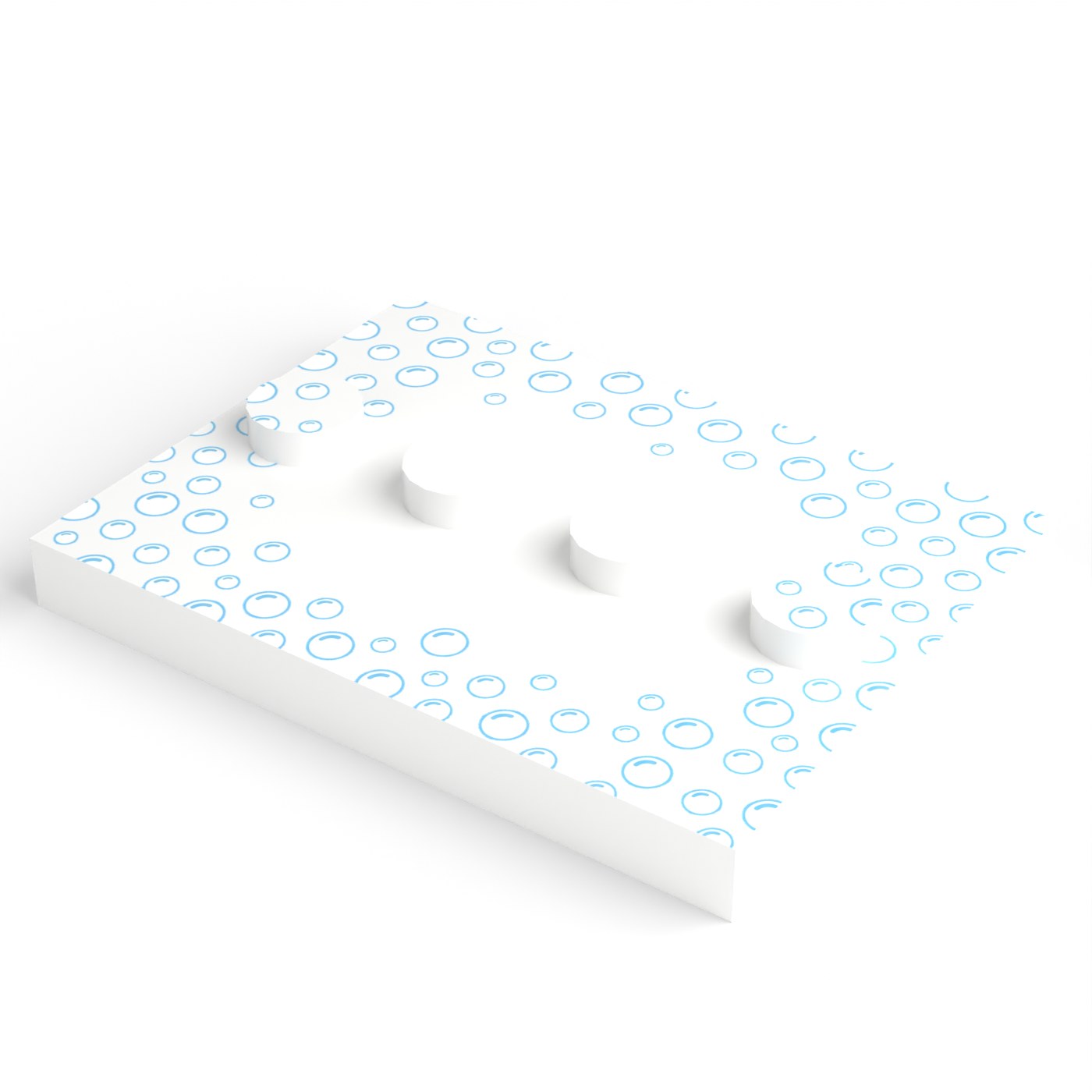 Minifigure stand 4 × 3 — Speech cloud (figure not included)