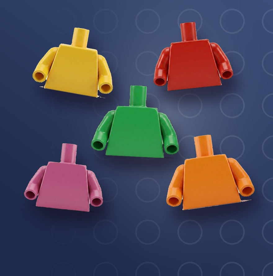 Torsy minifigurek LEGO® w różnych kolorach