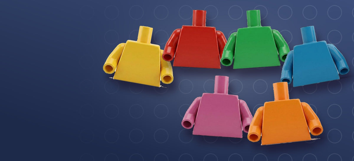 Torsy minifigurek LEGO® w różnych kolorach