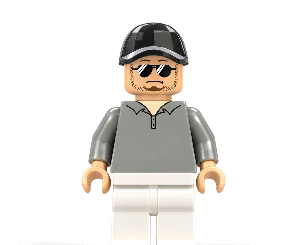 Minifigura per professione in mattoncini realizzata dalla foto