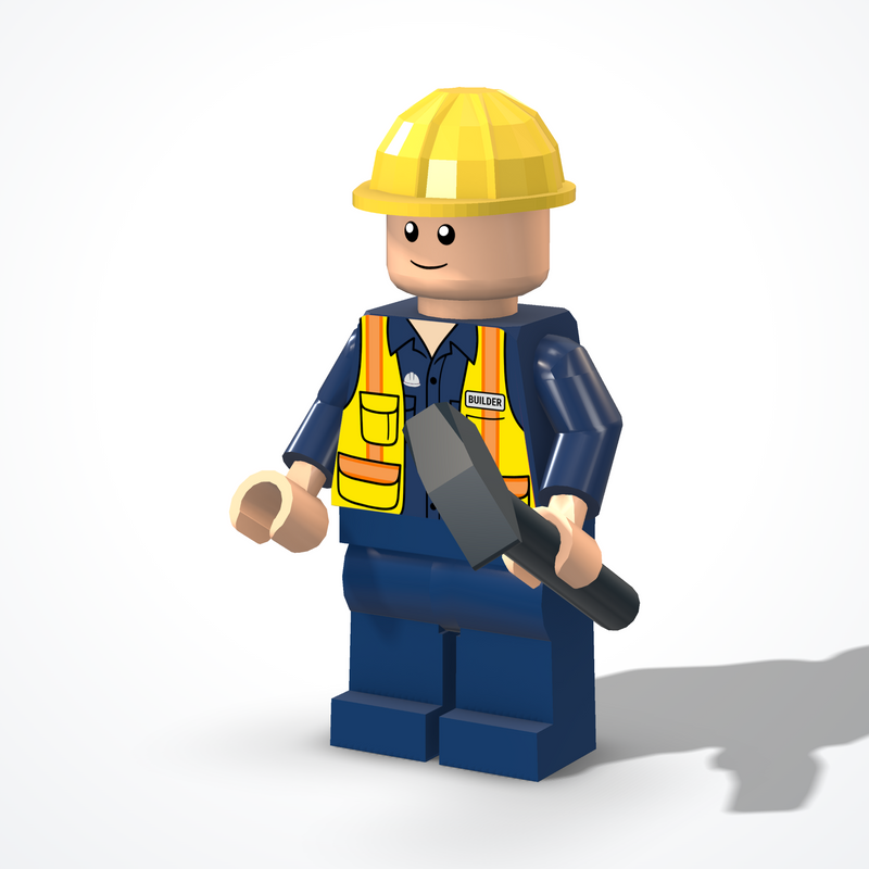 Minifigura del muratore