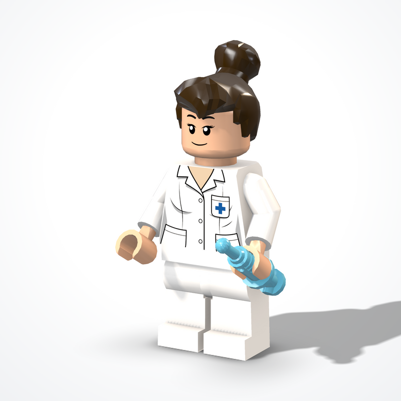 Minifigura dell'infermiera