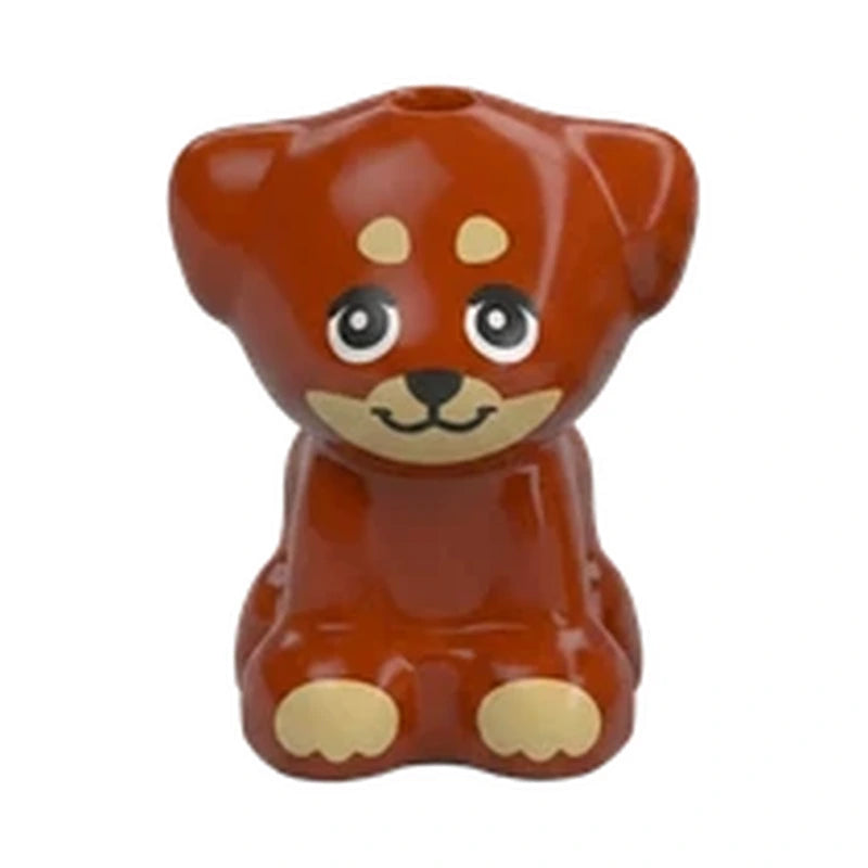 Animal, Dog Pup with White Spots, Mouth, Paws print (Aira)
