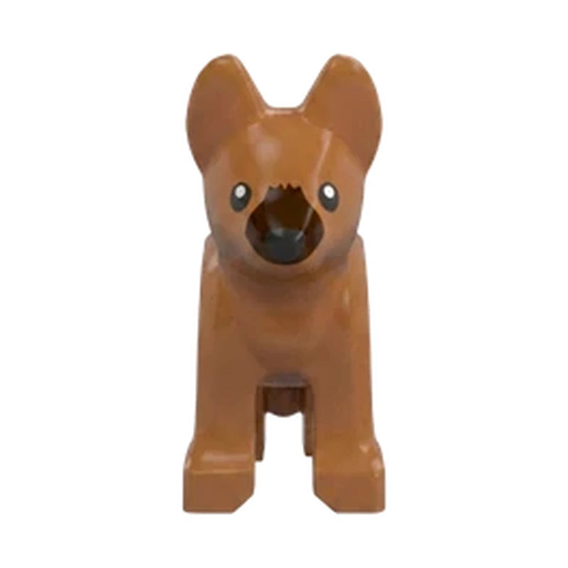 Animal, Dog, Small (Puppy), Alsatian / German Shepherd (Police Dog) with Black Eyes and Dark Brown Muzzle Print