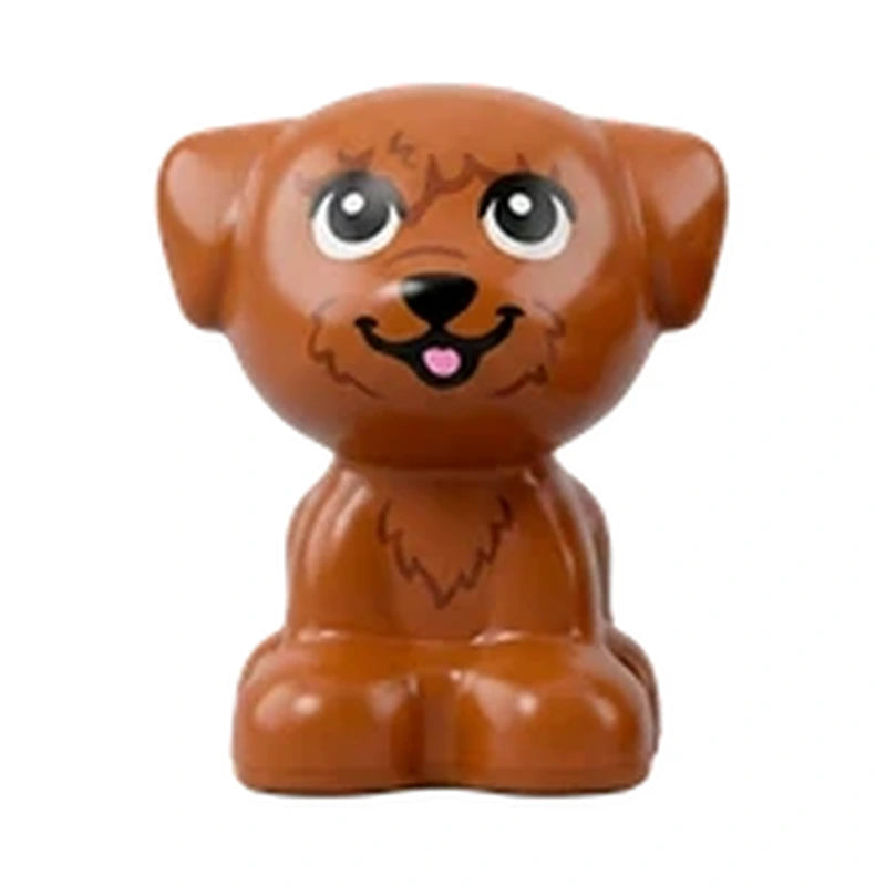 Animal, Dog Pup with Medium Nougat Fur, Tongue print