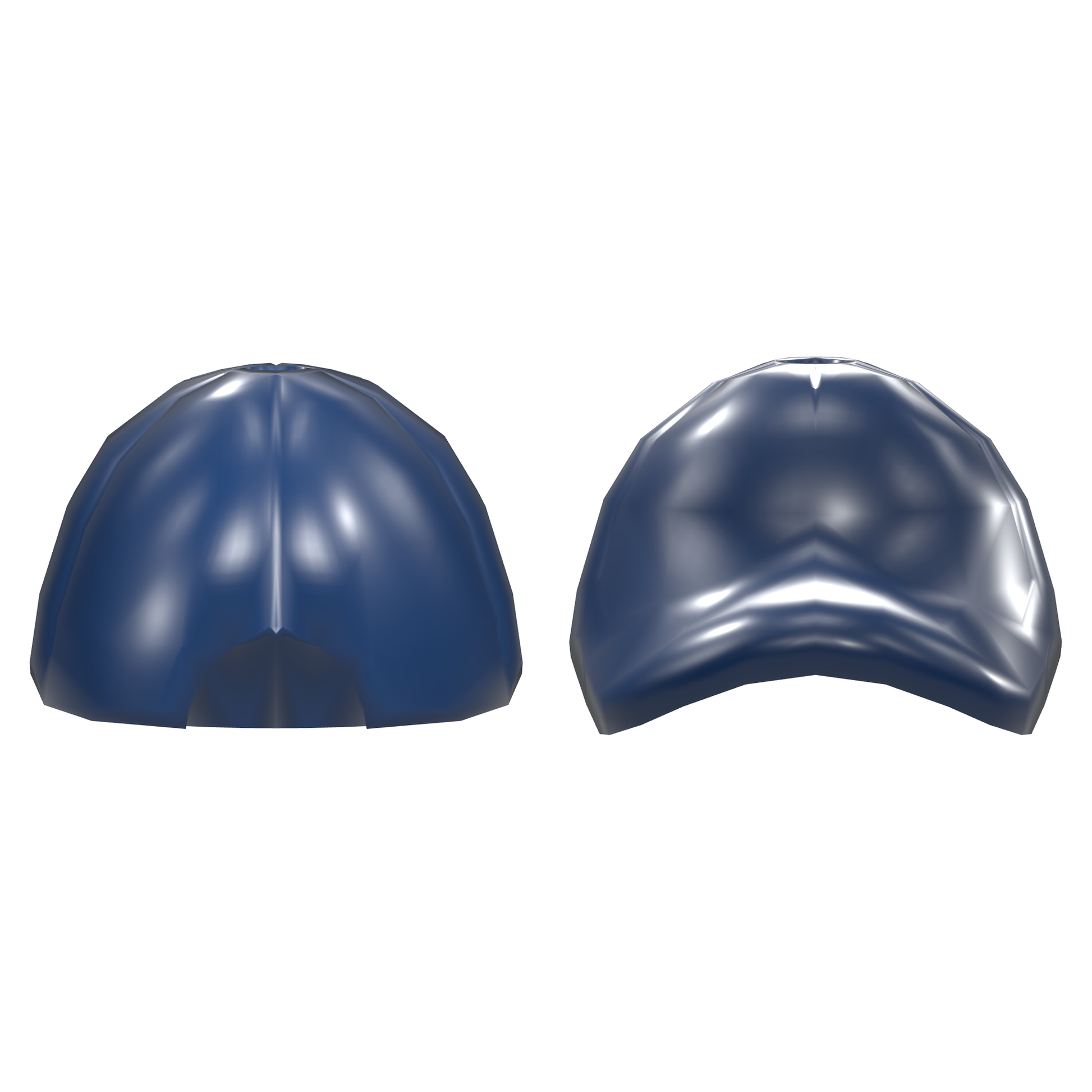 Hat / Cap Short Curved Bill with Seams and Hole on Top