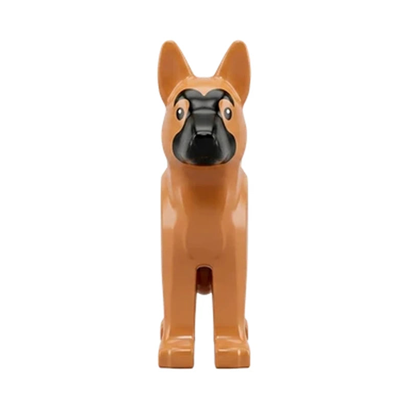 Animal, Dog, Alsatian / German Shepherd (Police Dog) with Black Eyes and Forehead Print