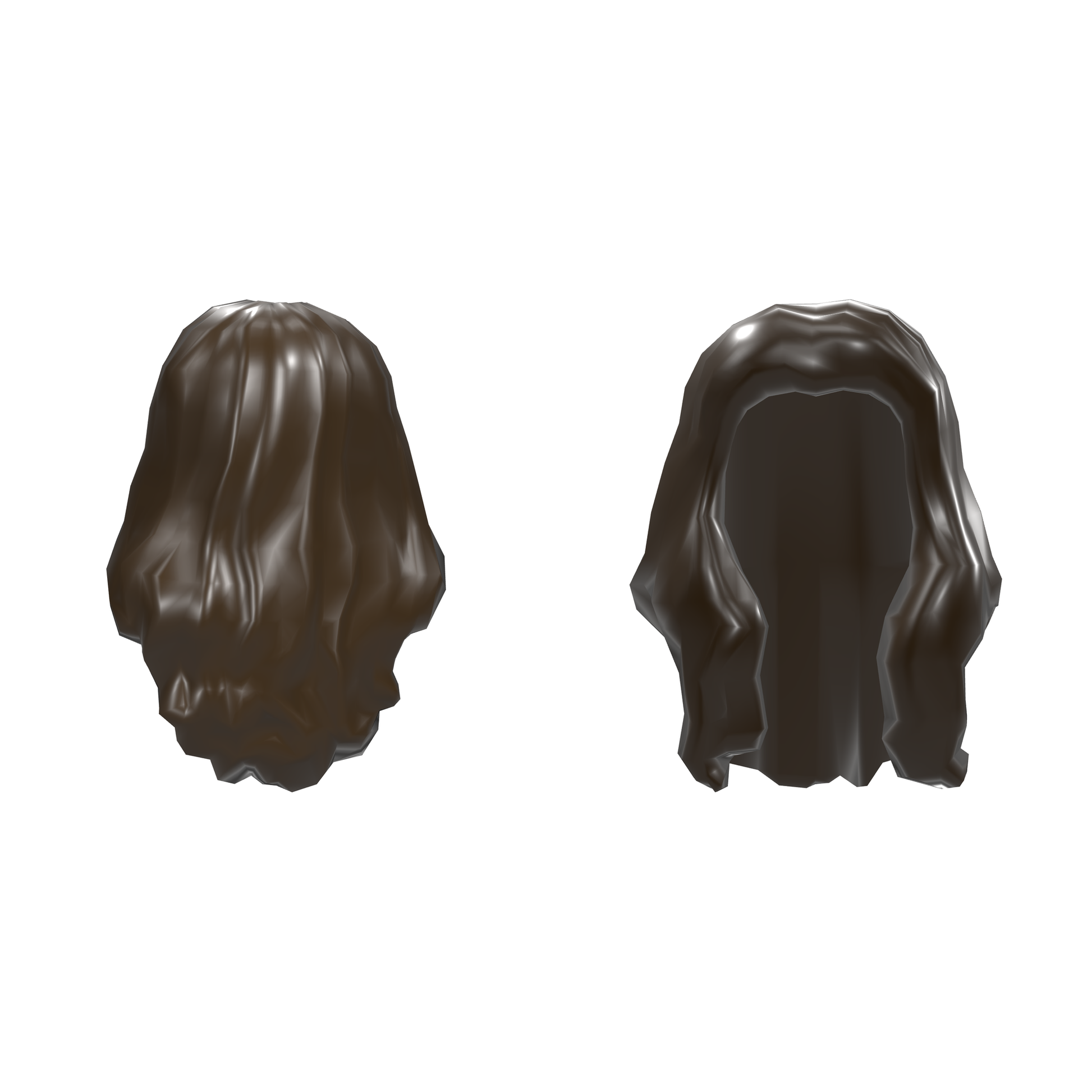 Hair Long Wavy with Centre Part