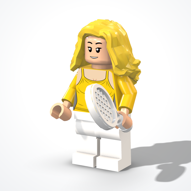 Minifigura della tennista