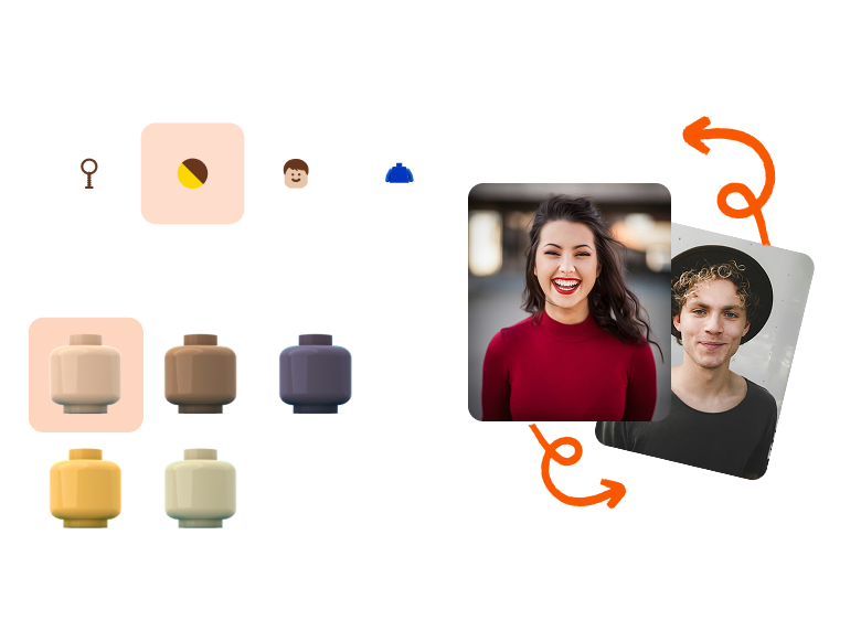 Scegli i parametri nel configuratore o inviaci le tue foto